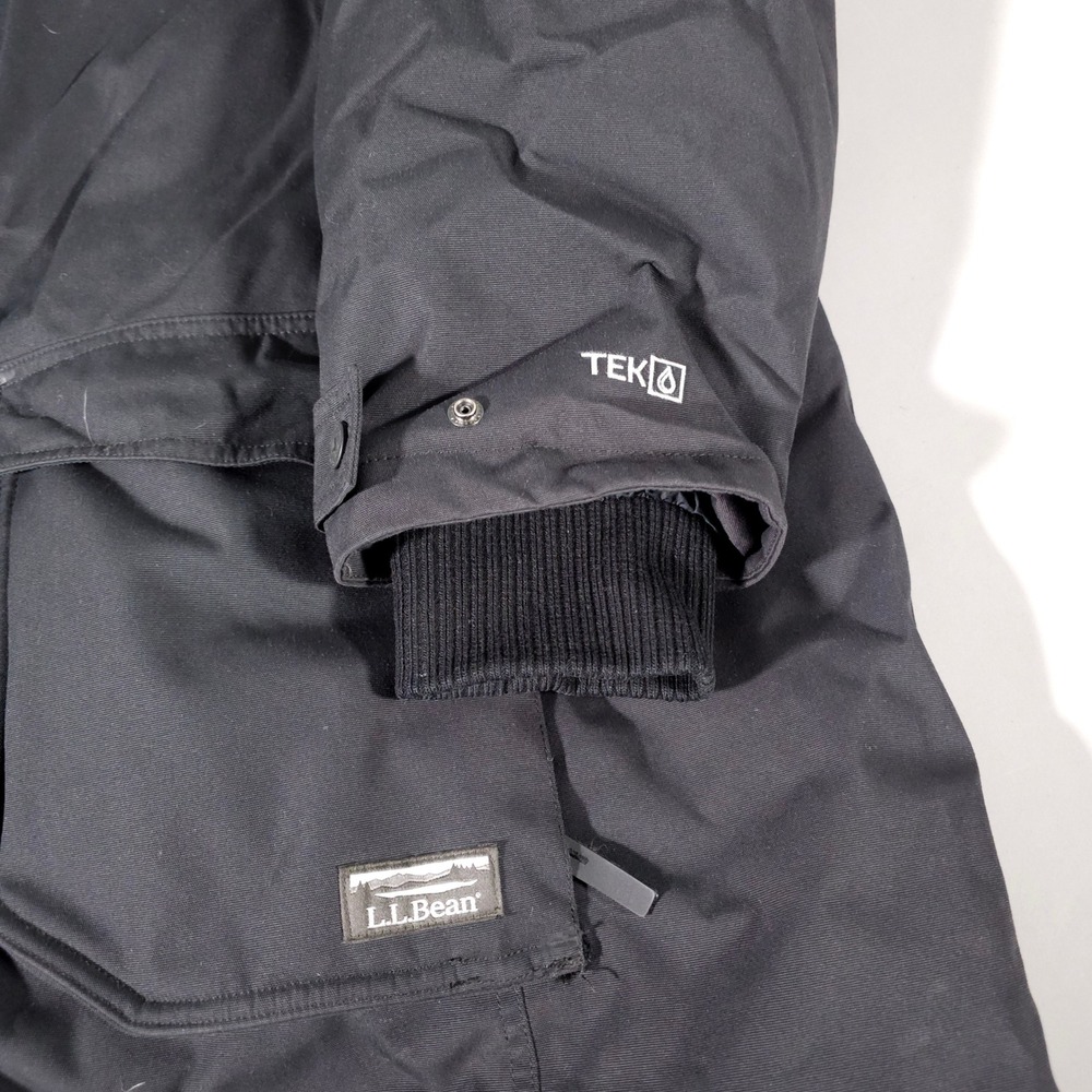L.L. Bean Baxter State Parka Women 3X Plus Black Cordura DownTek Winter Coat - Picture 9 of 12
